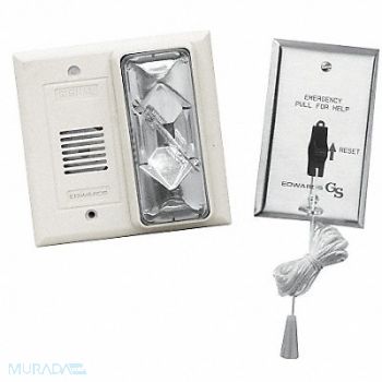 EDWARDS SIGNALING Call for Assistance Kit Buzzer/Strobe, 16G827