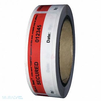NOVAVISION INC Tamper-Evident Tape 1In x 4In PK250, 16G850