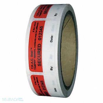 NOVAVISION INC Tamper-Evident Tape 1In x 2In PK250, 16G851