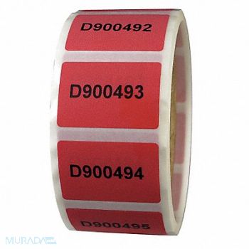 NOVAVISION INC Tamper-Evident Tape 1Inx1-1/2In PK250, 16G855