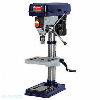 DAYTON Bench Drill Press 1/3 hp 1/2 Chuck, 16N196