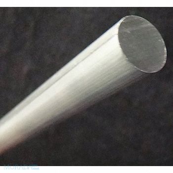 GRAINGER APPROVED Rod Stock Aluminum 12 in Overall L, 48KU33