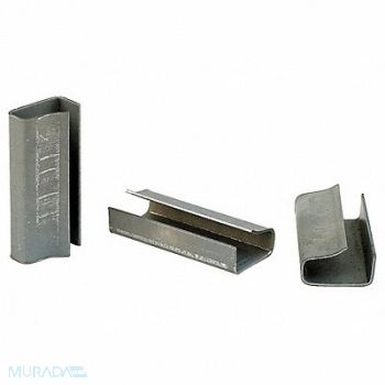 GRAINGER APPROVED Strapping Seal Open Seal RglrDuty PK250, 16P030