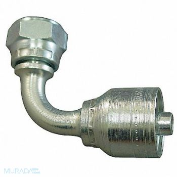 EATON AEROQUIP Crimp Fitting 90 Deg 1-1/4 F BSPP, 16P802