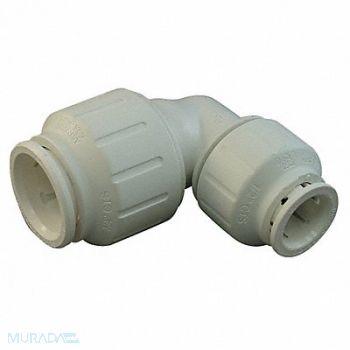 JOHN GUEST 90 Reducing Elbow 3/4 x 1/2 In PEX Whte, 16T744