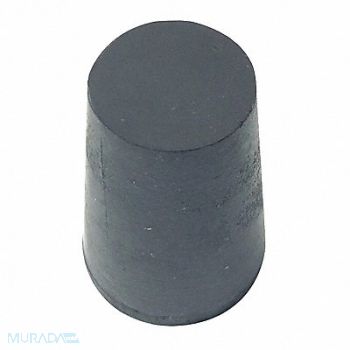 GRAINGER APPROVED Stopper 25mm Rubber Black PK75, 16TW25