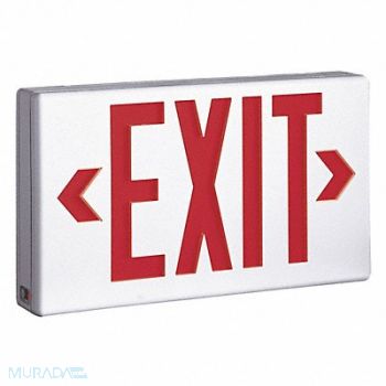 COOPER LIGHTING Exit Sign 1.0W Red/Green 1 or 2, 16U374