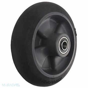 GRAINGER APPROVED RBBR Tread on Steel Core Wheel 8, 16V337