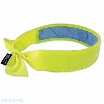 CHILL-ITS BY ERGODYNE Cooling Bandana Lime One Size, 16V842