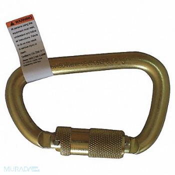 CONDOR Carabiner Steel 4-1/16 in L Auto-Lock, 16V856