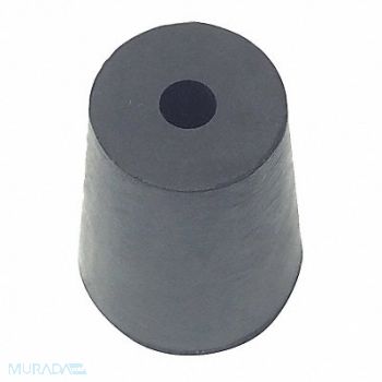 GRAINGER APPROVED Stopper 25mm Rubber Black PK30, 16VC02