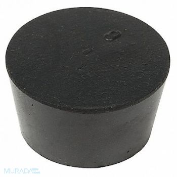 GRAINGER APPROVED Stopper 25mm Rubber Black PK10, 16ZD76