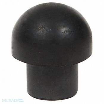 GRAINGER APPROVED Bumper 5/8 in Black Rubber PK100, 16ZD75