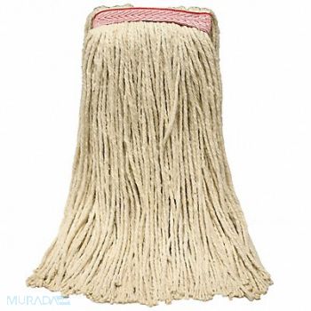 TOUGH GUY Wet Mop Natural Cotton, 16W230