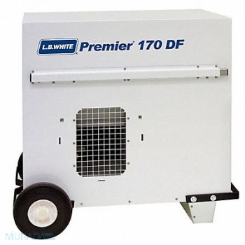 L.B. WHITE Ductble Tent Portable Gas Heater 1200cfm, 16W287