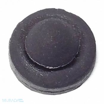 GRAINGER APPROVED Bumper 3/8in. Black Rubber PK100, 16WC36