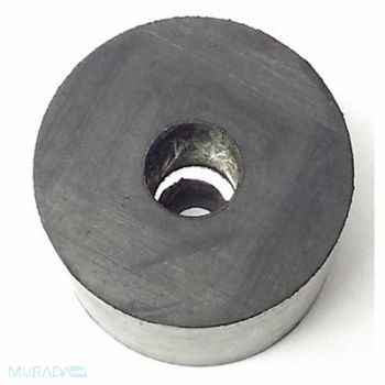 GRAINGER APPROVED Bumper 1-1/4 in Black Rubber PK5, 16WC44