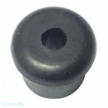 GRAINGER APPROVED Bumper 5/8 in Black Rubber PK25, 16WC46