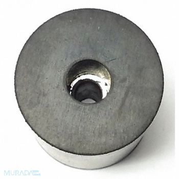 GRAINGER APPROVED Bumper 1-1/4 in Black Rubber PK5, 16WC59