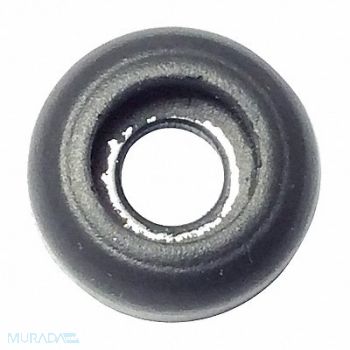 GRAINGER APPROVED Bumper 7/16 in Black Rubber PK50, 16WD01