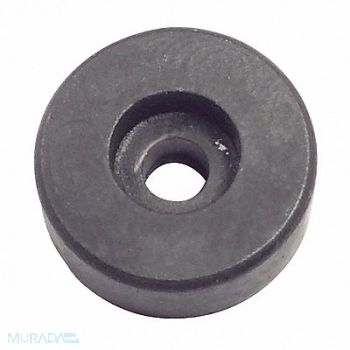 GRAINGER APPROVED Bumper 1/2 in Black Rubber PK50, 16WD10