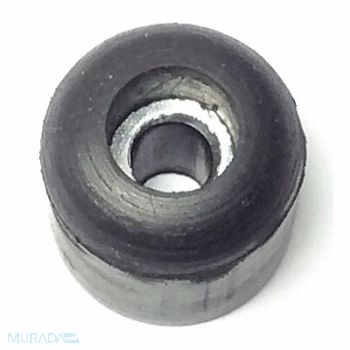 GRAINGER APPROVED Bumper 1/2 in Black Rubber PK25, 16WD12