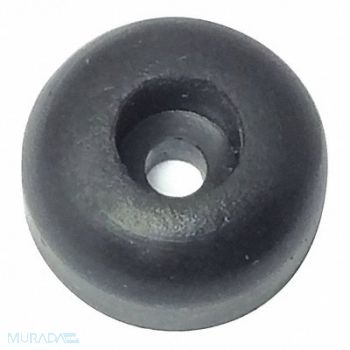 GRAINGER APPROVED Bumper 5/8 in Black Rubber PK25, 16WH24