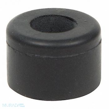 GRAINGER APPROVED Bumper 3/4 in Black Rubber PK10, 18AL19