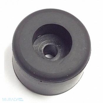 GRAINGER APPROVED Bumper 3/4 in Black Rubber PK25, 16WJ88