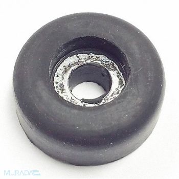 GRAINGER APPROVED Bumper 3/4 in Black Rubber PK25, 16WJ91