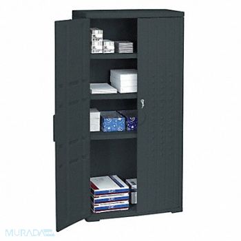 ICEBERG Storage Cabinet HDPE Black 66 In, 16X007