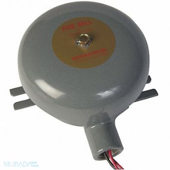 EDWARDS SIGNALING Fire Bell 6 In., 16X291