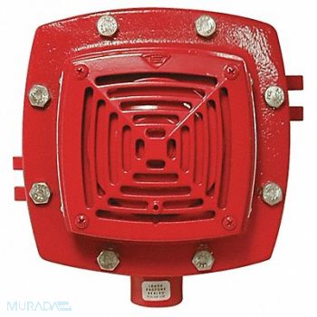 EDWARDS SIGNALING Horn Red Surface Mounting, 16X295