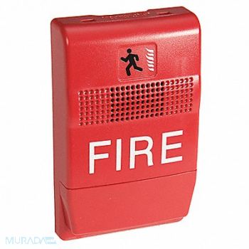 EDWARDS SIGNALING Horn Marked Fire Red, 16X363