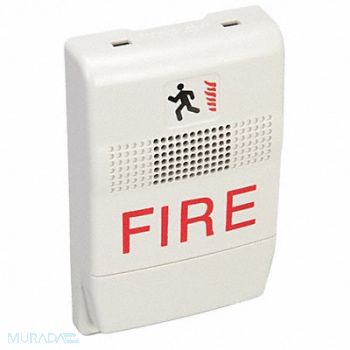 EDWARDS SIGNALING Horn Marked Fire White, 16X362
