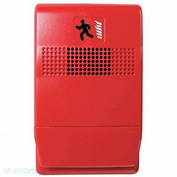 EDWARDS SIGNALING Horn Finish Red Flush, 16X364