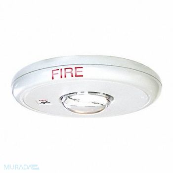 EDWARDS SIGNALING Ceiling Strobe Marked Fire White, 16X394
