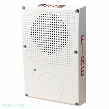 EDWARDS SIGNALING Outdoor Speaker Marked Fire White, 16X456