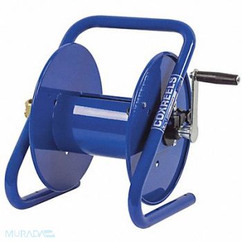 COXREELS Hand Crank Hose Reel 100 ft 3/4 ID Blue, 16X565
