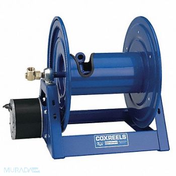 COXREELS Motor Hose Reel 325 ft 1/2 in I.D. Blue, 16X569