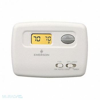 EMERSON Low Volt NP Digital Tstat H or C Wired, 16X609