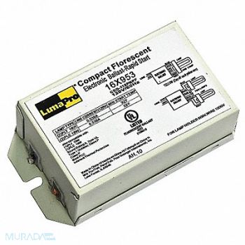 LUMAPRO CFL Ballast Rapid Start 18W 2 Bulbs, 16X953