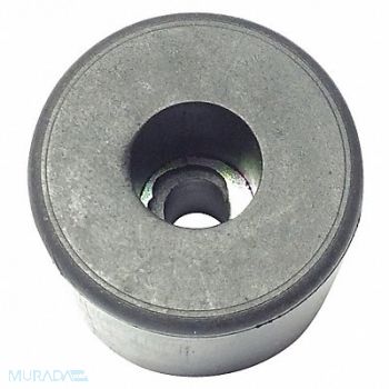 GRAINGER APPROVED Bumper 1 in Black Rubber PK5, 16XT99