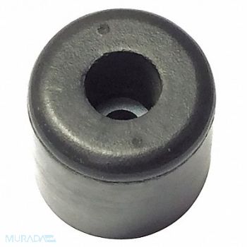 GRAINGER APPROVED Bumper 1 in Black Rubber PK10, 16XU84