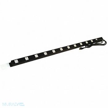 PRO-LINE Power Strip 60 W x 2 D x 2 in H White, 16Y925