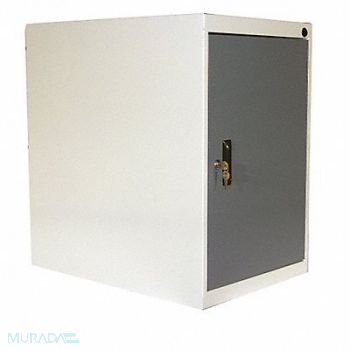 PRO-LINE Overhead Cabinet 26Wx12Dx14H White/Blue, 16Y929