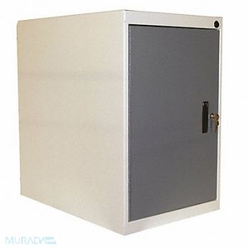 PRO-LINE Cabinet Pedestal 26Wx26Dx26H White/Blue, 16Y930