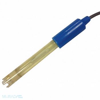 SENSOREX pH Electrode Epoxy BNC Round Tip, 16Y953