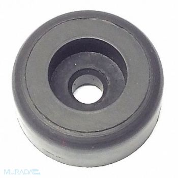 GRAINGER APPROVED Bumper 3/4 in Black Rubber PK25, 16YJ33