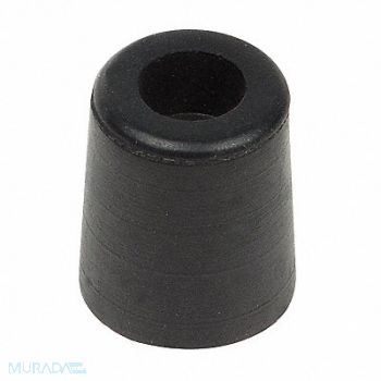 GRAINGER APPROVED Bumper 5/8 in Black Rubber PK10, 16YJ43